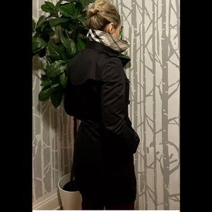 Burberry Harbourne Black Iconic Trench US 10